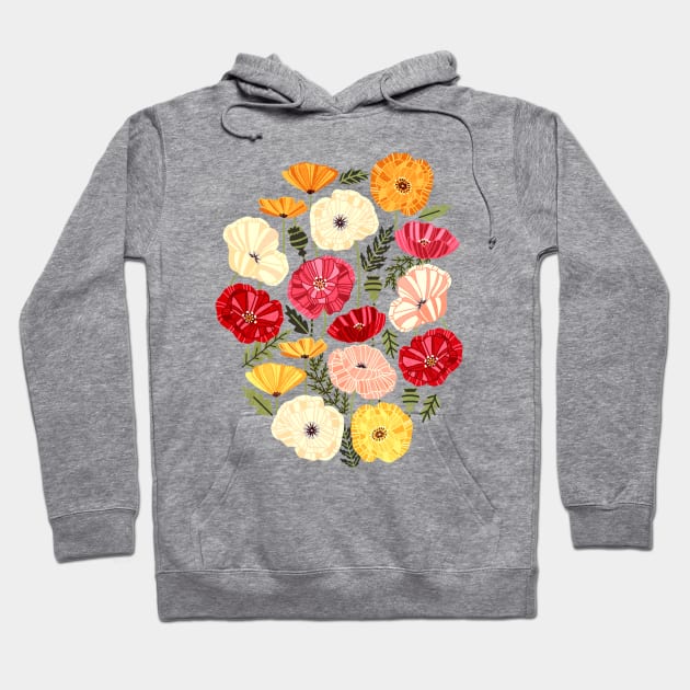 Iceland Poppies Hoodie by TigaTiga